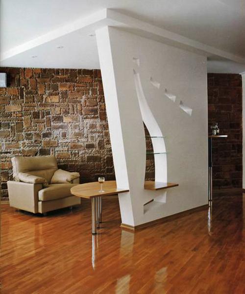 Creative Partition Wall Design Ideas Improving Open Small Spaces