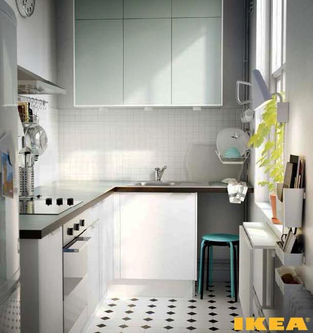 Ways to Open Small Kitchens, Space Saving Ideas from IKEA