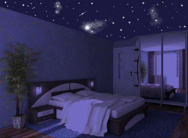 Mysterious Star Ceiling Designs Made With Stretch Ceiling