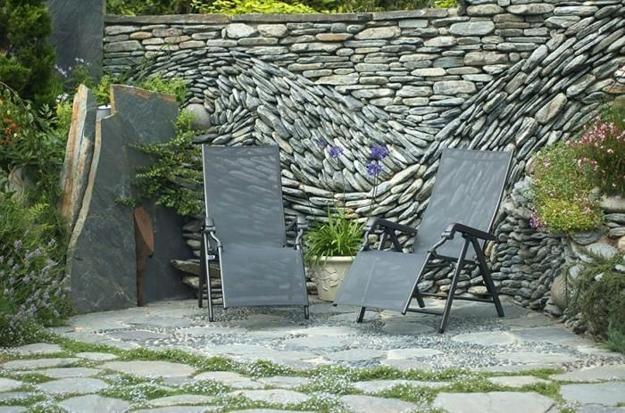Spectacular Stone Walls Blending Ancient Art into Creative Wall Design