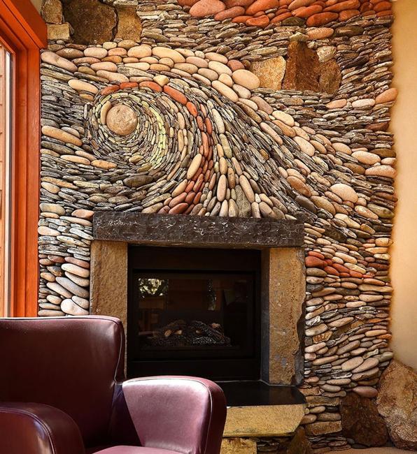 Spectacular Stone Walls Blending Ancient Art into Creative Wall Design