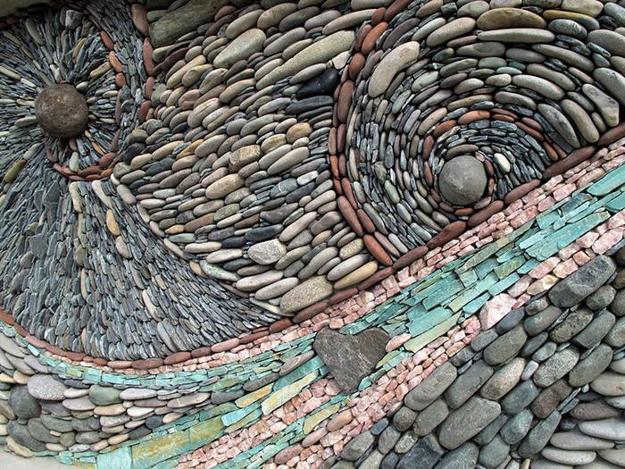 Spectacular Stone Walls Blending Ancient Art into Creative Wall Design