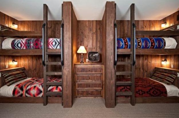 Four Bunk Beds for Kids Room Design Maximizing Space and