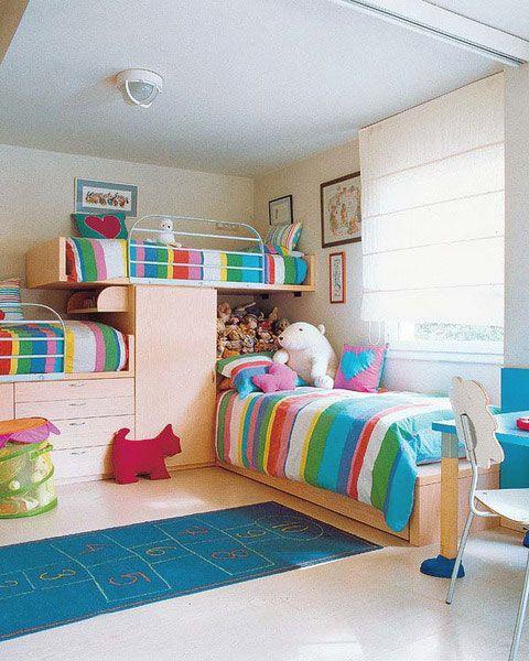 30 and Three Children Bedroom Design Ideas
