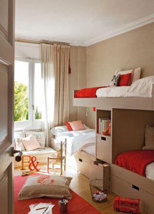 30 and Three Children Bedroom Design Ideas