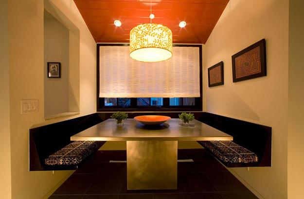 Modern Dining Room Decorating Ideas Orange Paint Colors And