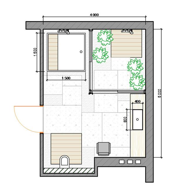 Personalized Modern Bathroom  Design  Created by Ergonomic 