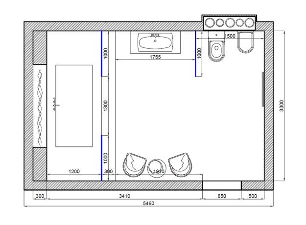 Personalized Modern Bathroom  Design  Created by Ergonomic 