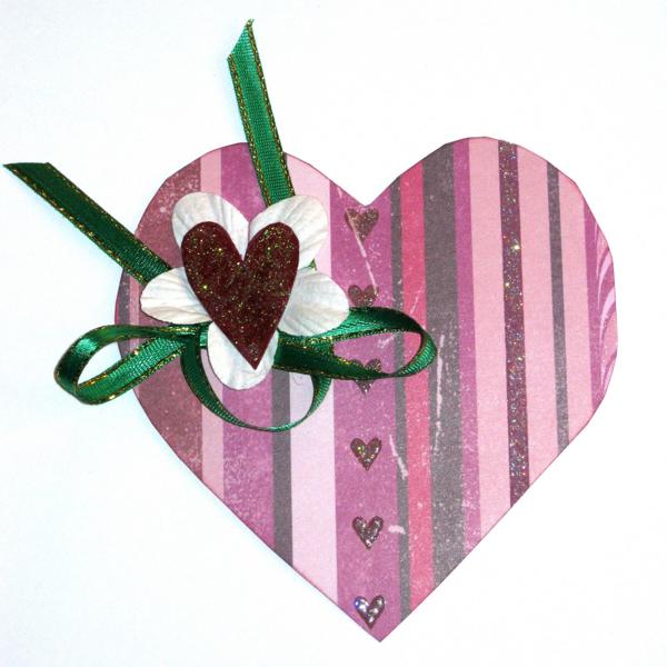 handmade hearts decorations for valentines day