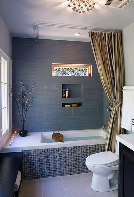 Bathroom Tiles Creating Beautiful Modern Bathtub Covering ...