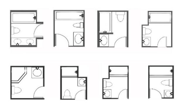 33 space saving layouts for small bathroom remodeling