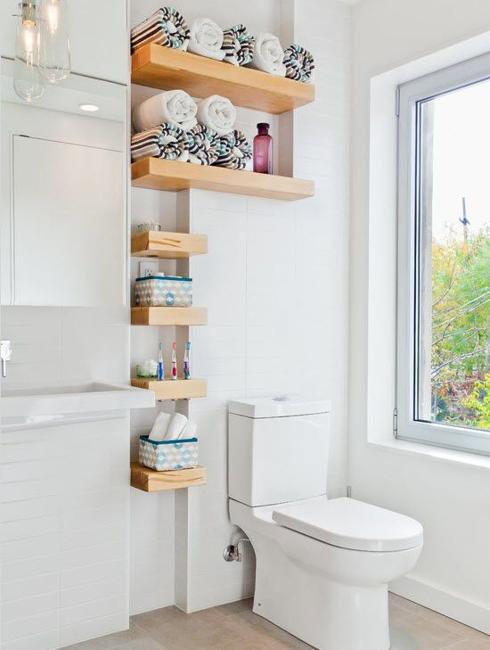 15 Gorgeous Bathroom Floating Shelves Ideas