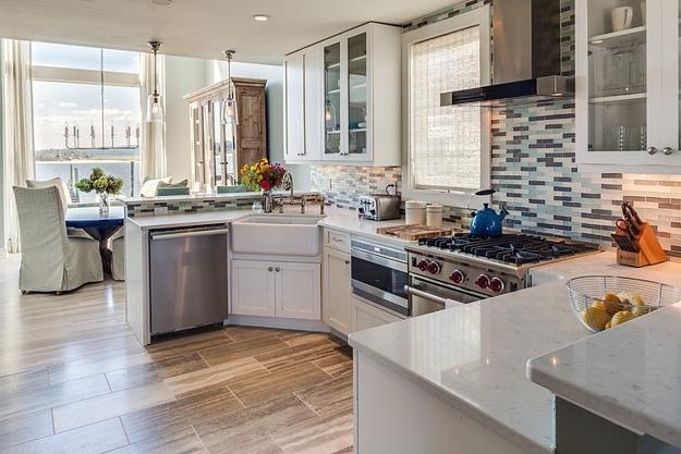 Corner Single Bowl Custom Stainless Steel Kitchen Sinks