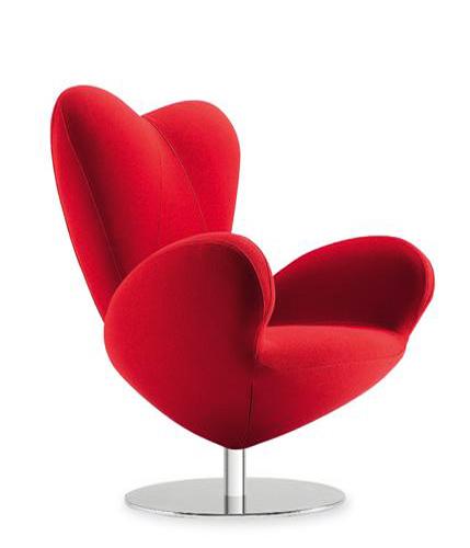 designer furniture and unique furniture in heart shapes