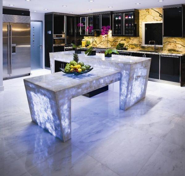 Modern Glass Kitchen Countertop Ideas Latest Trends In Decorating