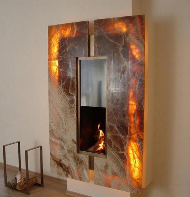 modern fireplace design and home decorating ideas