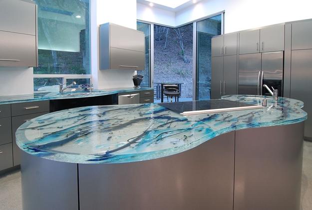 Modern Glass Kitchen Countertop Ideas Latest Trends In Decorating
