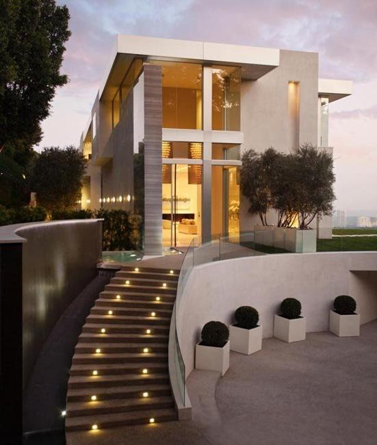 Modern outdoor clearance step lights