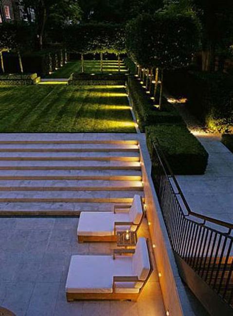 Outdoor Lights for Safe Yard Landscaping, Beautiful Outdoor Stairs
