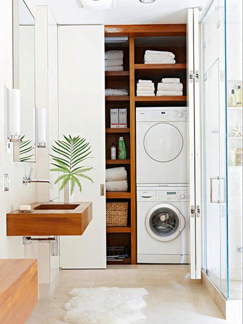 laundry space saving functional spaces