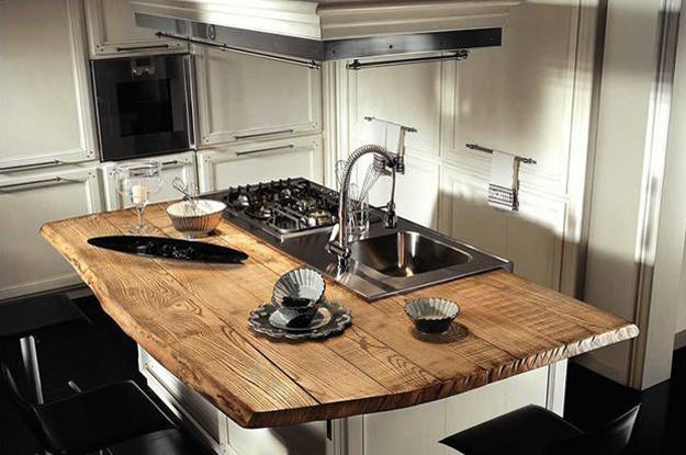 Amazing Wood Kitchen Countertop Ideas Adding Exotic Look To Modern