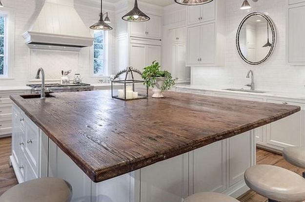 Amazing Wood Kitchen Countertop Ideas Adding Exotic Look 