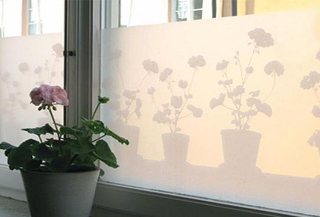 ideas to use semi transparent films for windows