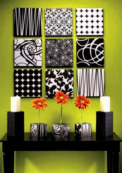 ideas for interior design and decorating with polka dots