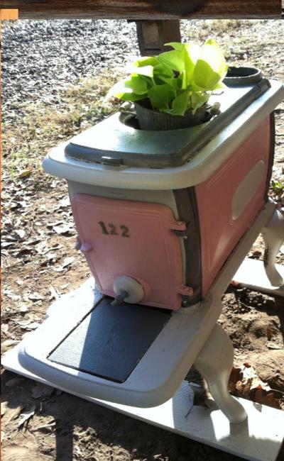 Recycling Old Stoves for Metal Planters to Save Money on 