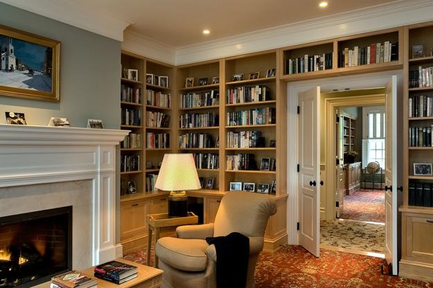 15 Home Library Design Ideas Creating Spectacular Accent Walls