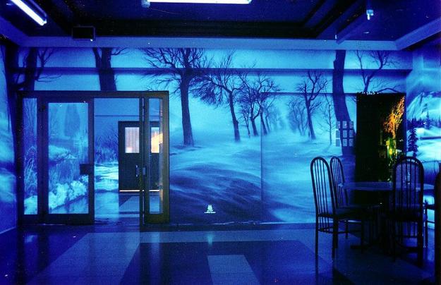 Luminous Murals Adding Mystery and Originality to Modern Interior Design