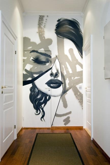 25 Original Wall Decorating Ideas Showing Creative Artistic Work