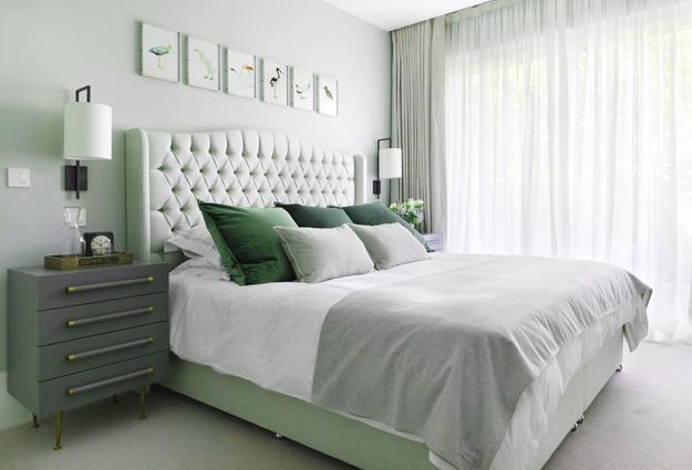 Natural Green Color Schemes for Modern Bedroom and Natural Green Color Schemes for Modern Bedroom and