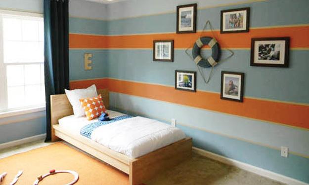 Peach Orange And Blue Color Schemes For Interior Design