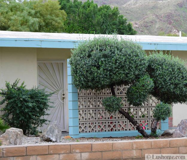 concrete wall design with screen blocks