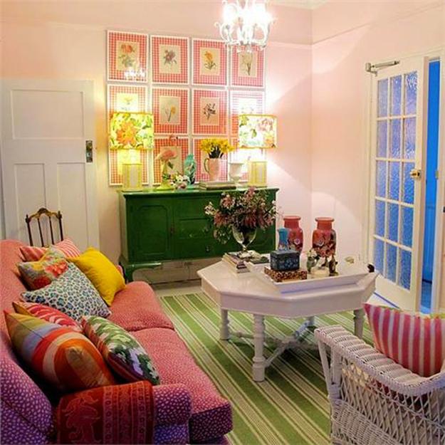 Decorating with Pink and Green - Town & Country Living