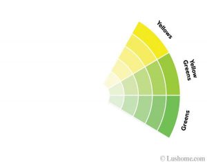 Choosing Accents for Interior Design Color Schemes with Analogous Green ...