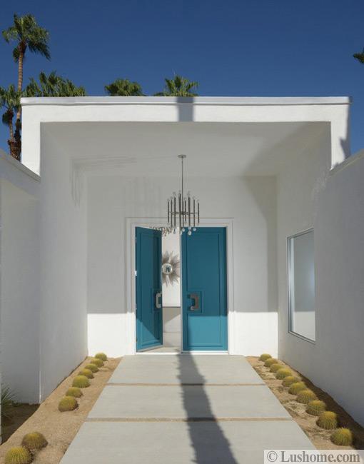 blue front door color ideas