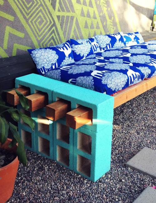 25 Concrete Block Ideas to Try and Enjoy Cheap DIY Outdoor Home Decorating