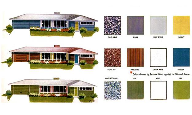Quick Guide To Selecting Mid Century Modern Colors For Exterior Paint,How To Match Car Paint Without Code