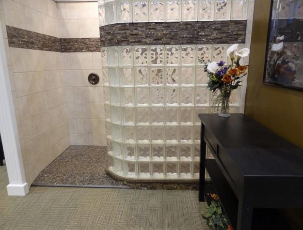Custom Glass Block Shower Designs Add Beautiful Curves to Modern Bathrooms