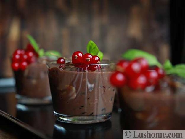 red berries and chocolate dessert