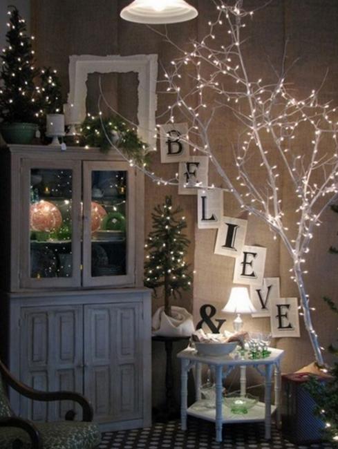 christmas lights for branches decorating