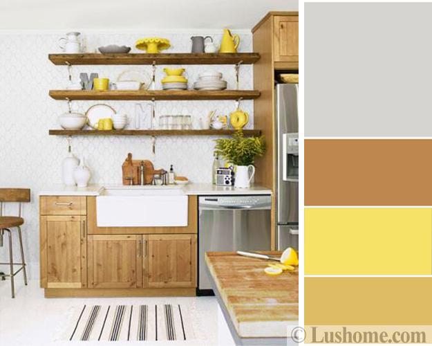 Sunny Yellow and Brown Colors Inspired by Delicious and ...