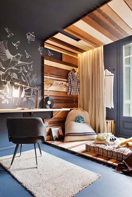 wood wall and ceiling designs