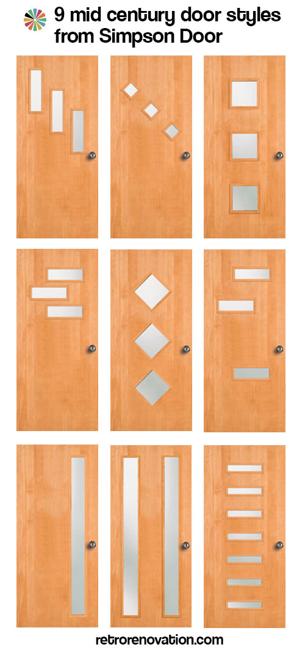 Modern Door Designs with Geometric Glass Panel Inserts in Modern Door Designs with Geometric Glass Panel Inserts in