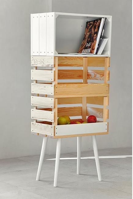 storage furniture wood boxes