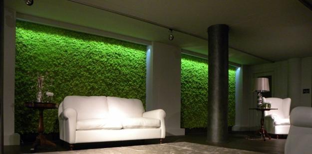 Benefits of Accent Wall Design with Moss, Stunning Green Ideas for