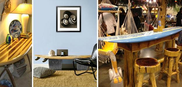 Surfboard Tables Unique Furniture Items Bringing Beach Fun into Homes