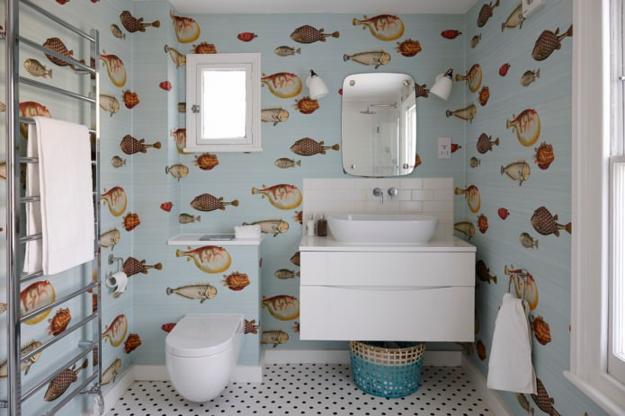 Modern Wallpaper Designs Waterproof Ideas For Bathroom Wall Decoration